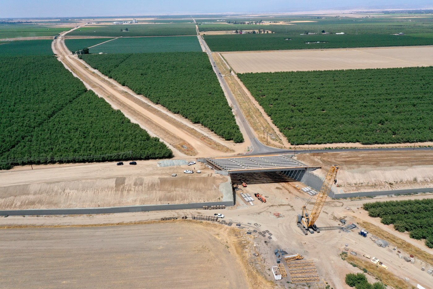 Avenue 9 Grade Separation (drone view)