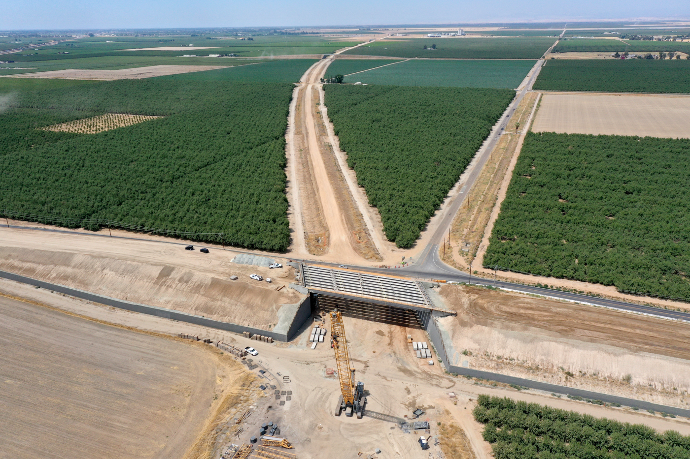 Avenue 9 Grade Separation (drone view)