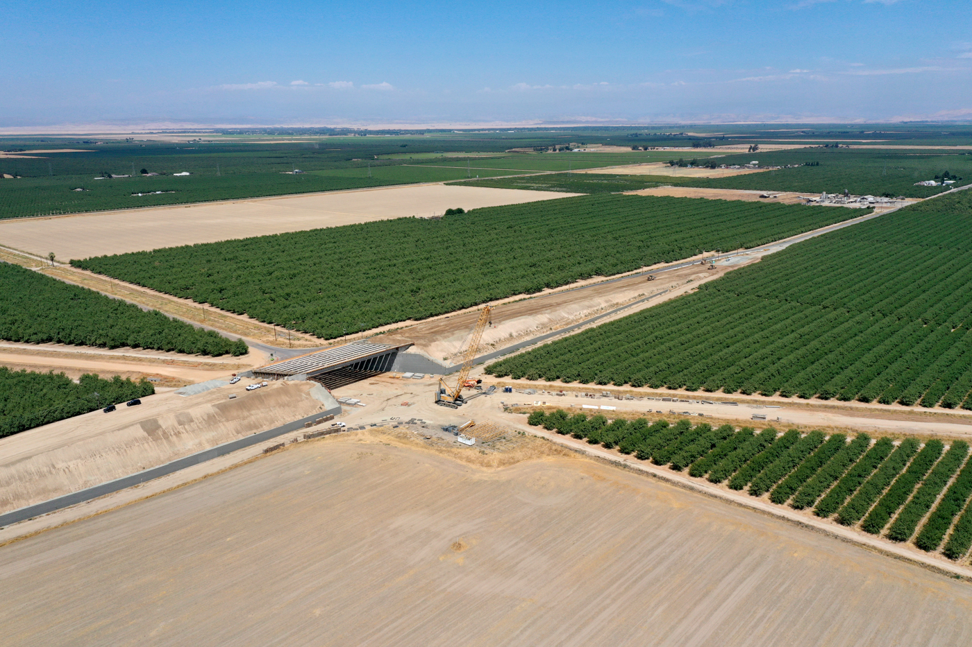 Avenue 9 Grade Separation (drone view)