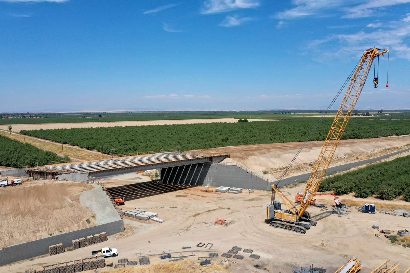 Avenue 9 Grade Separation (drone view)