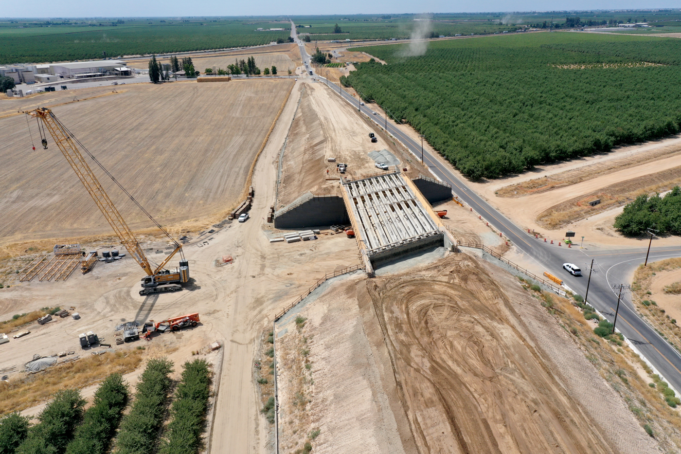 Avenue 9 Grade Separation (drone view)