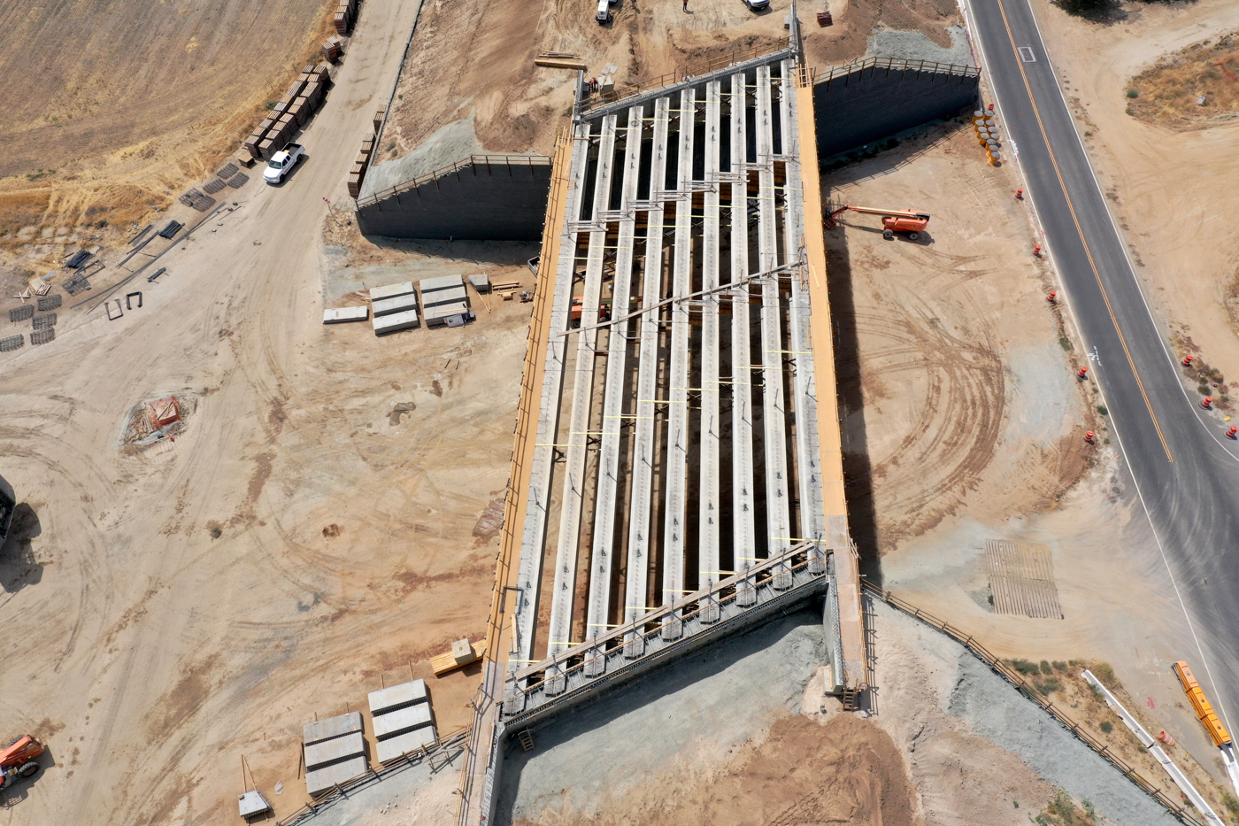 Avenue 9 Grade Separation (drone view)