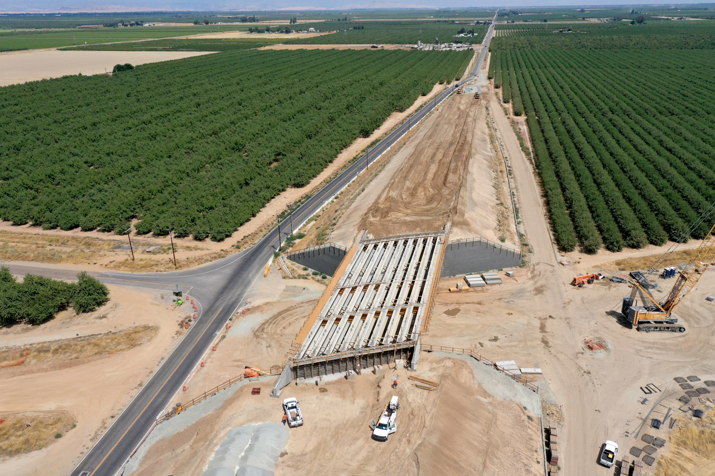 Avenue 9 Grade Separation (drone view)