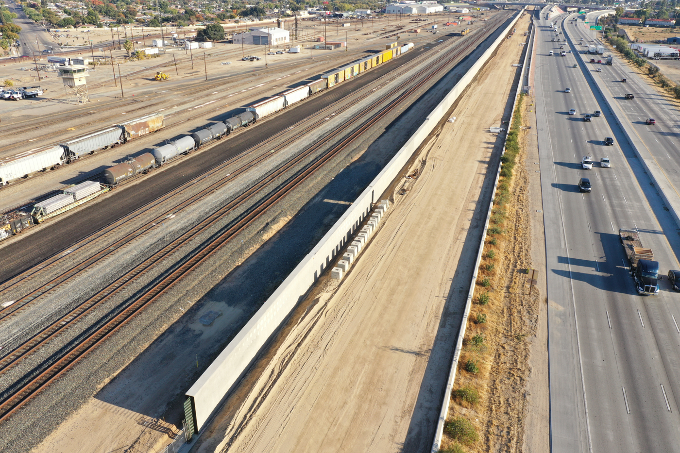 State Route 99 Realignment (drone view)