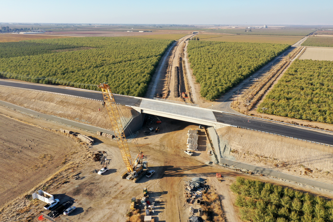 Avenue 9 Grade Separation (drone view)