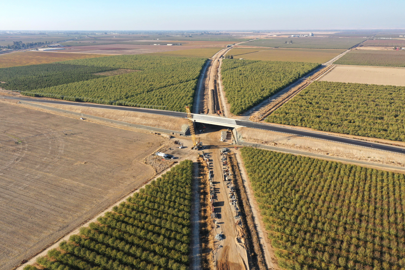 Avenue 9 Grade Separation (drone view)