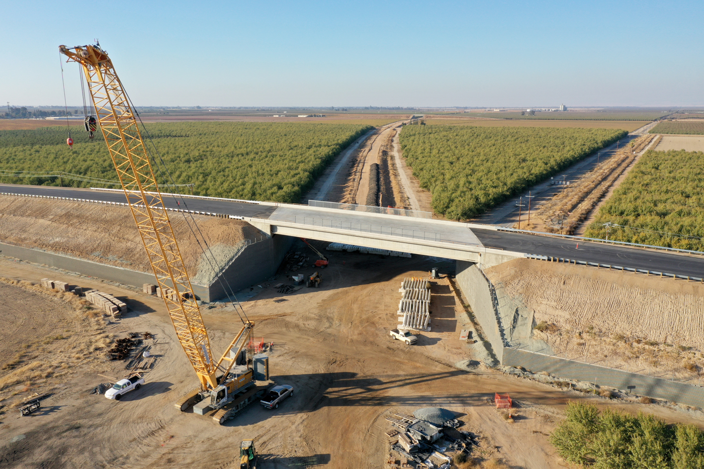 Avenue 9 Grade Separation (drone view)