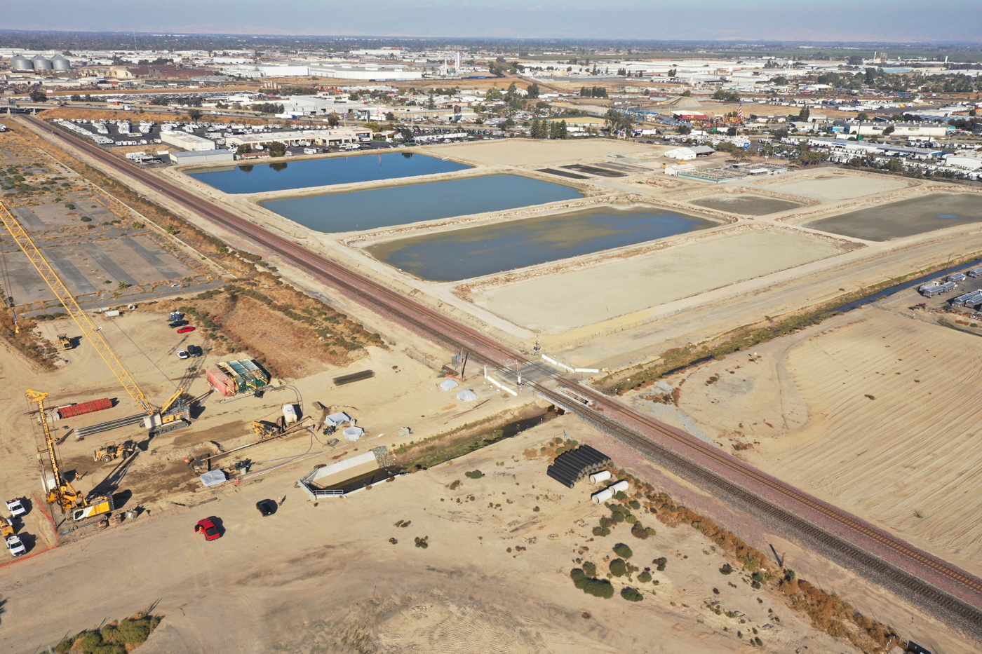 Central Avenue Grade Separation (drone view)