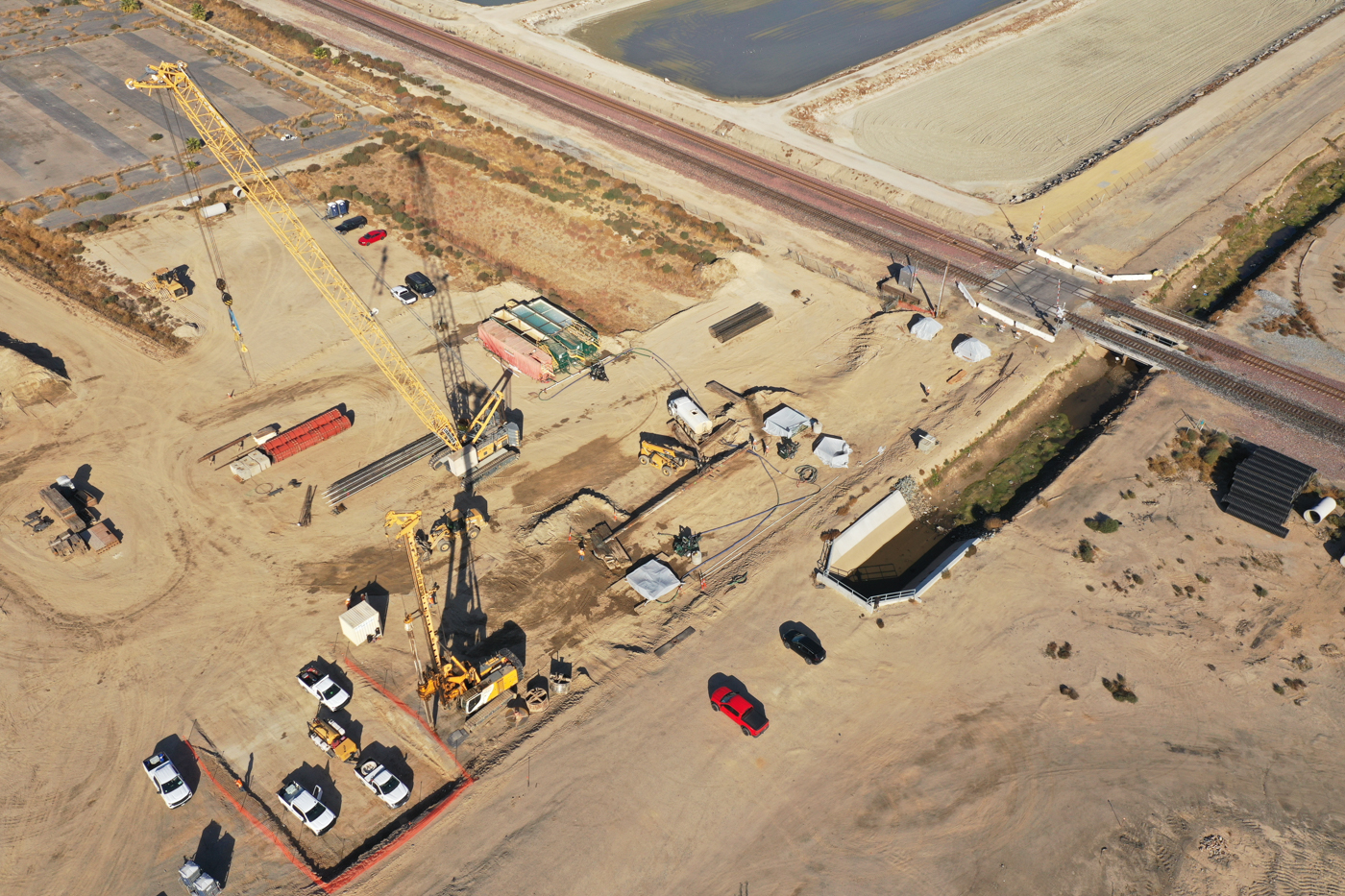 Central Avenue Grade Separation (drone view)