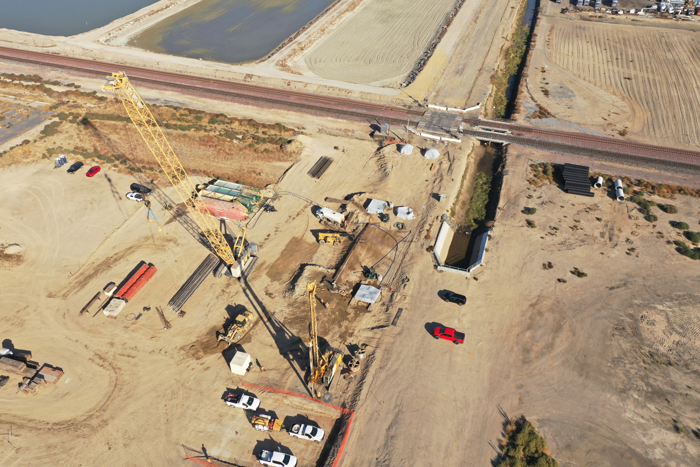 Central Avenue Grade Separation (drone view)