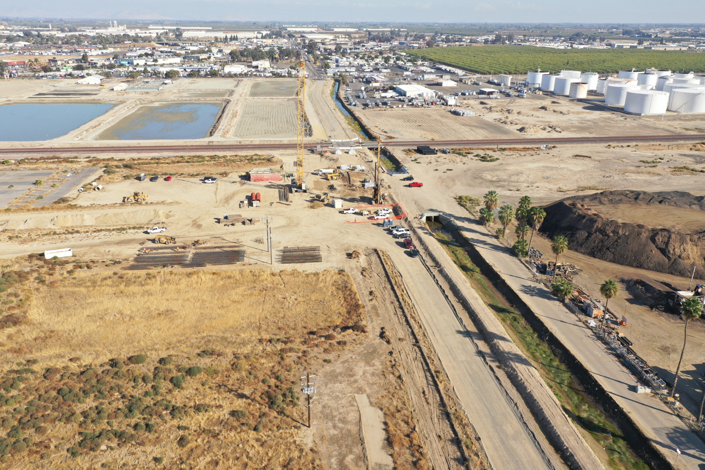 Central Avenue Grade Separation (drone view)