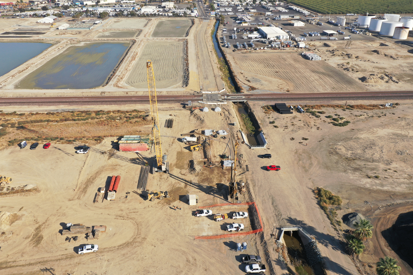 Central Avenue Grade Separation (drone view)