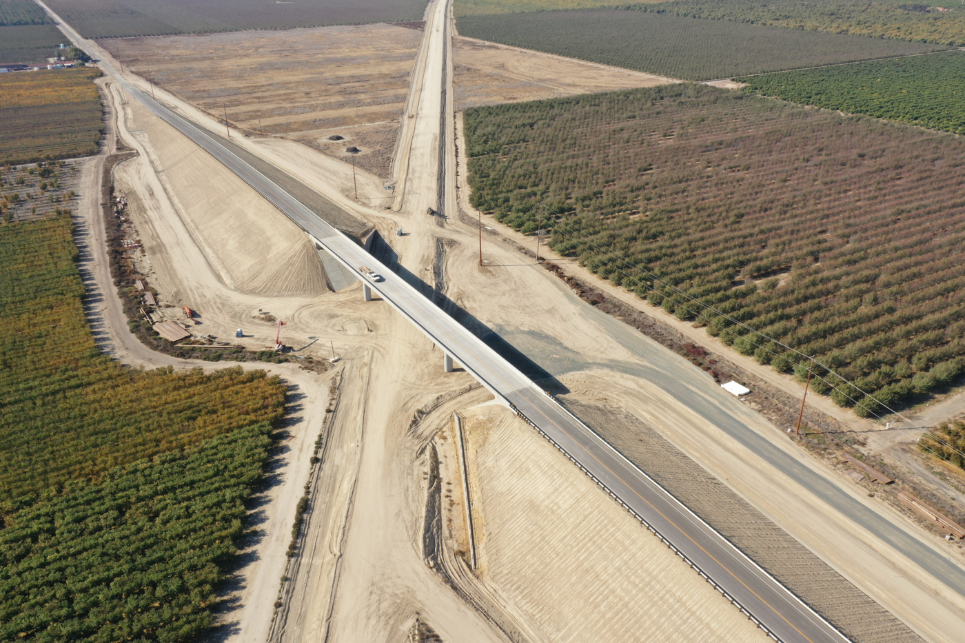 Davis Avenue Overcrossing (drone view)