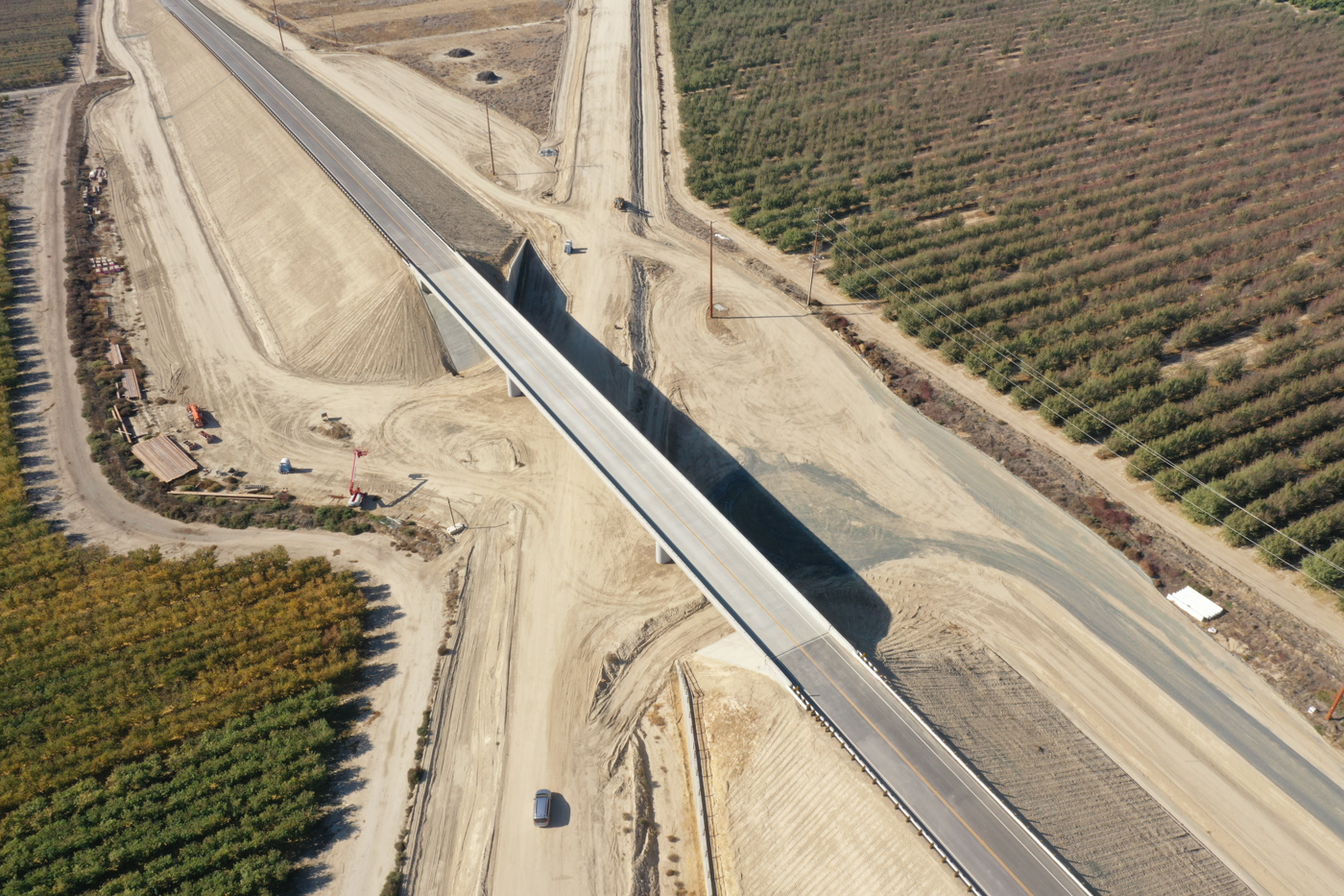 Davis Avenue Overcrossing (drone view)