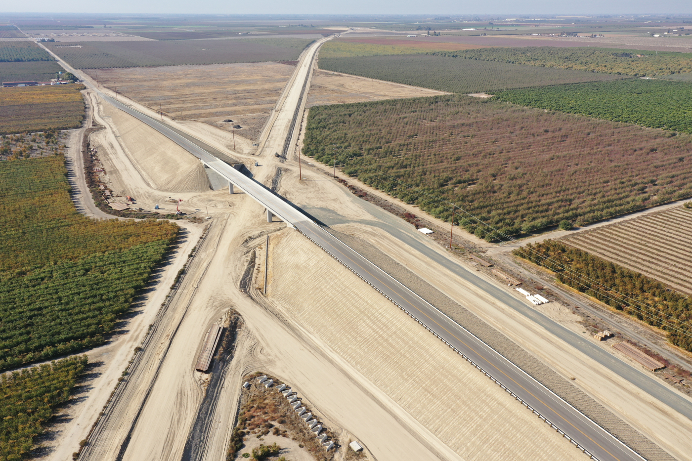 Davis Avenue Overcrossing (drone view)