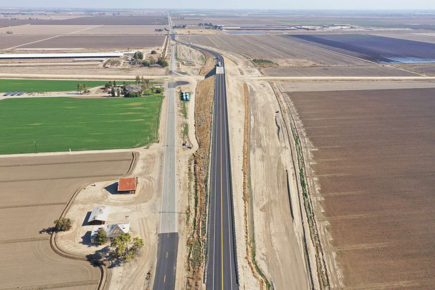 Kansas Avenue Grade Separation (drone view)