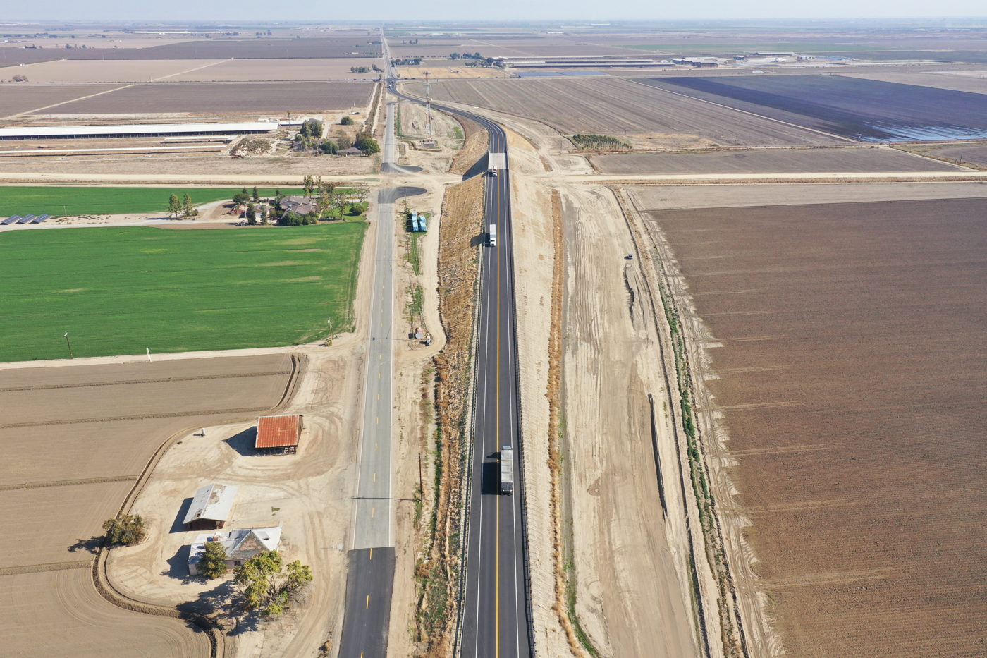 Kansas Avenue Grade Separation (drone view)