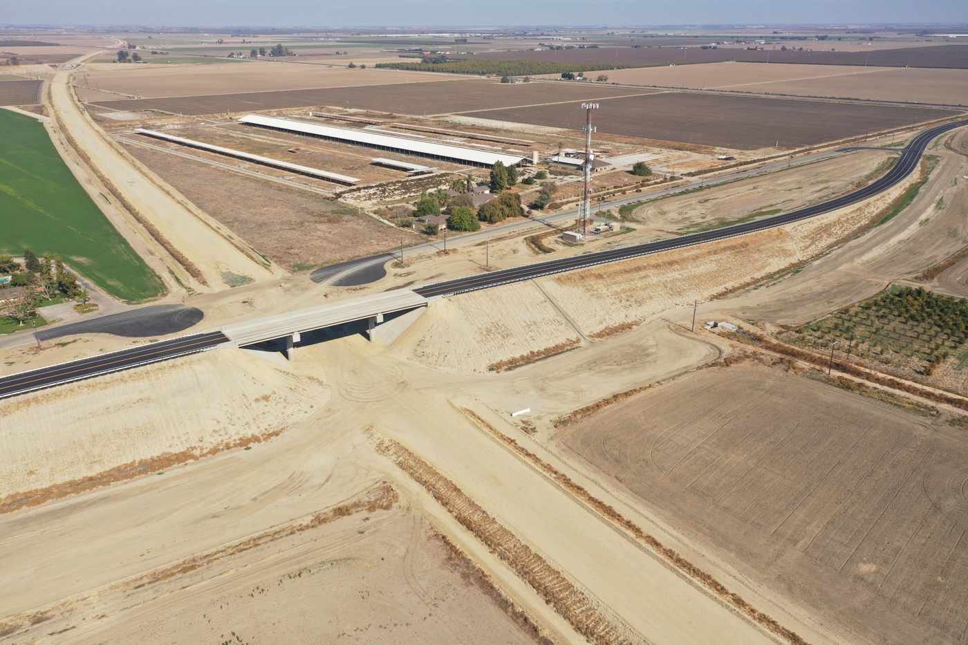 Kansas Avenue Grade Separation (drone view)