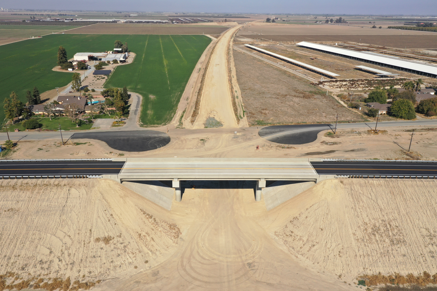 Kansas Avenue Grade Separation (drone view)