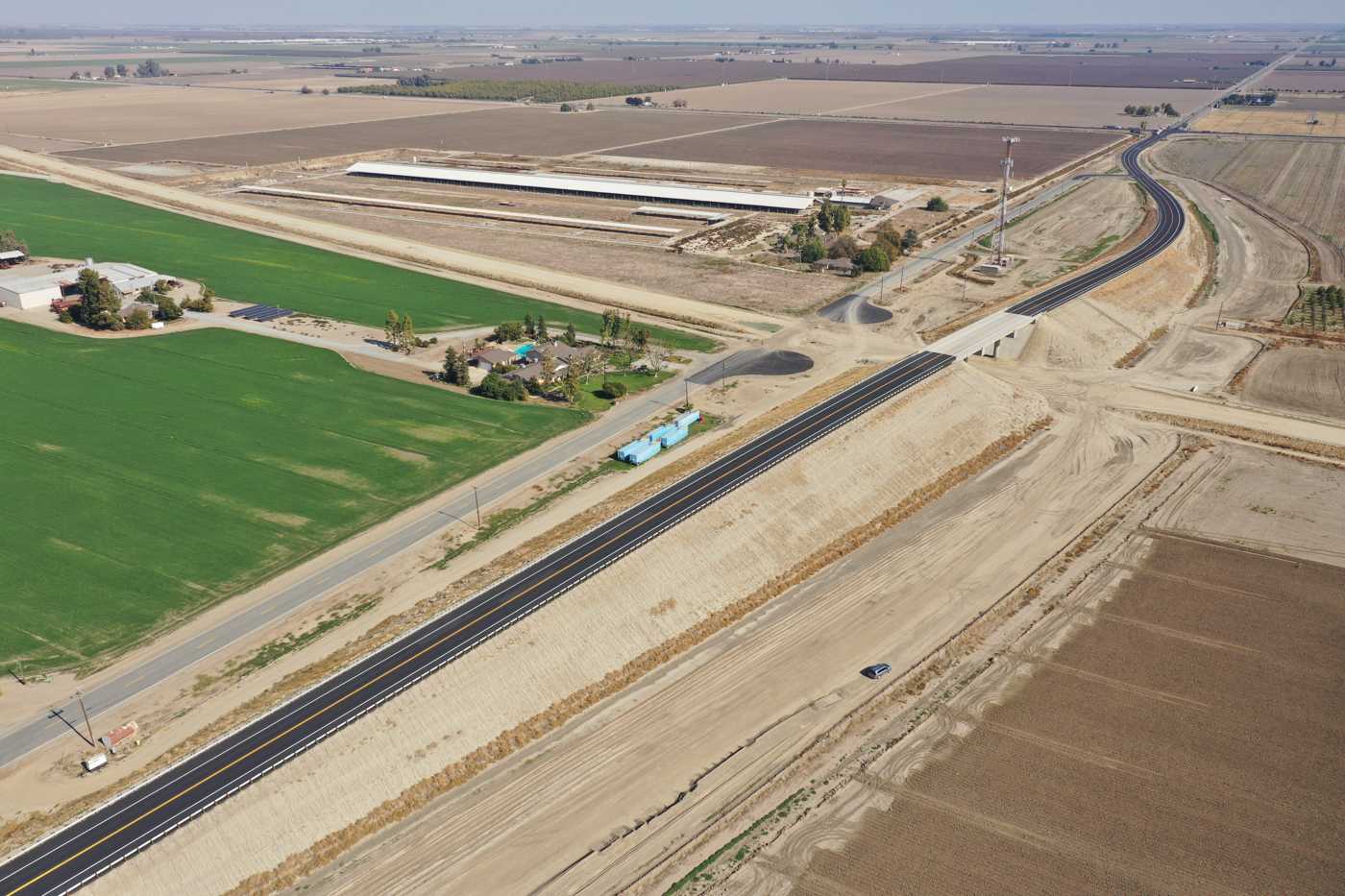 Kansas Avenue Grade Separation (drone view)