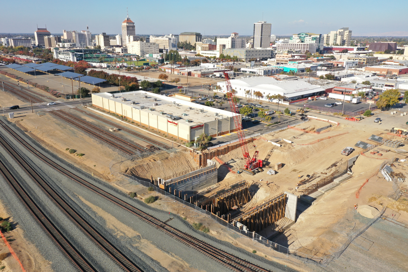 Ventura Street Undercrossing (drone view)