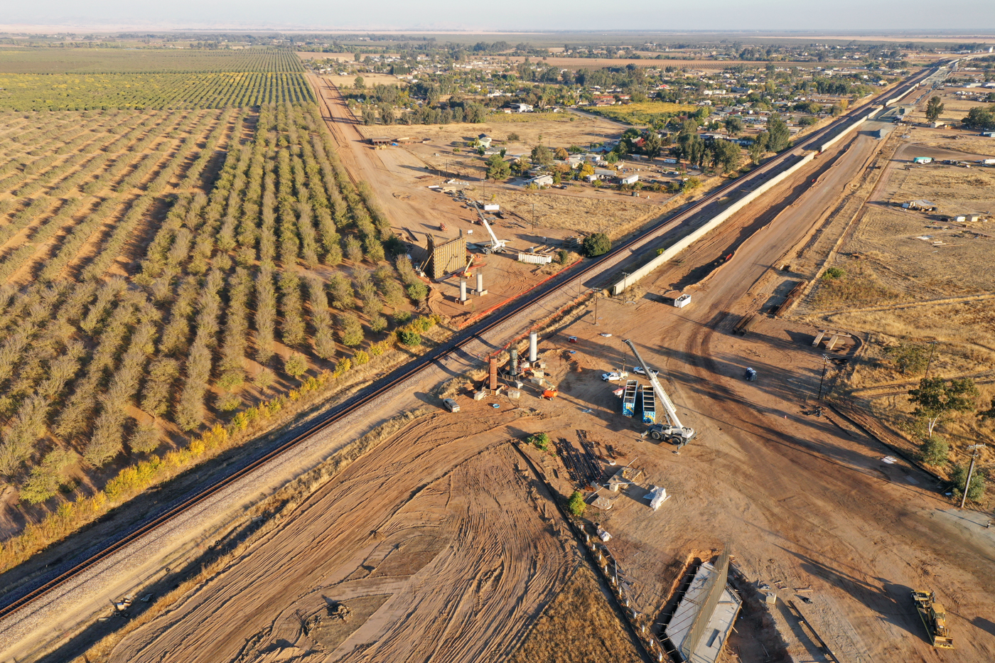 Avenue 17 Grade Separation (drone view)