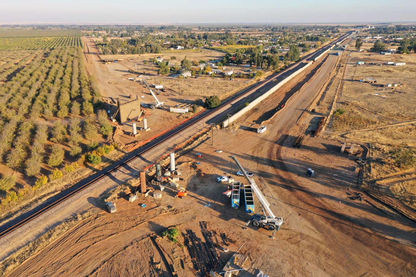 Avenue 17 Grade Separation (drone view)