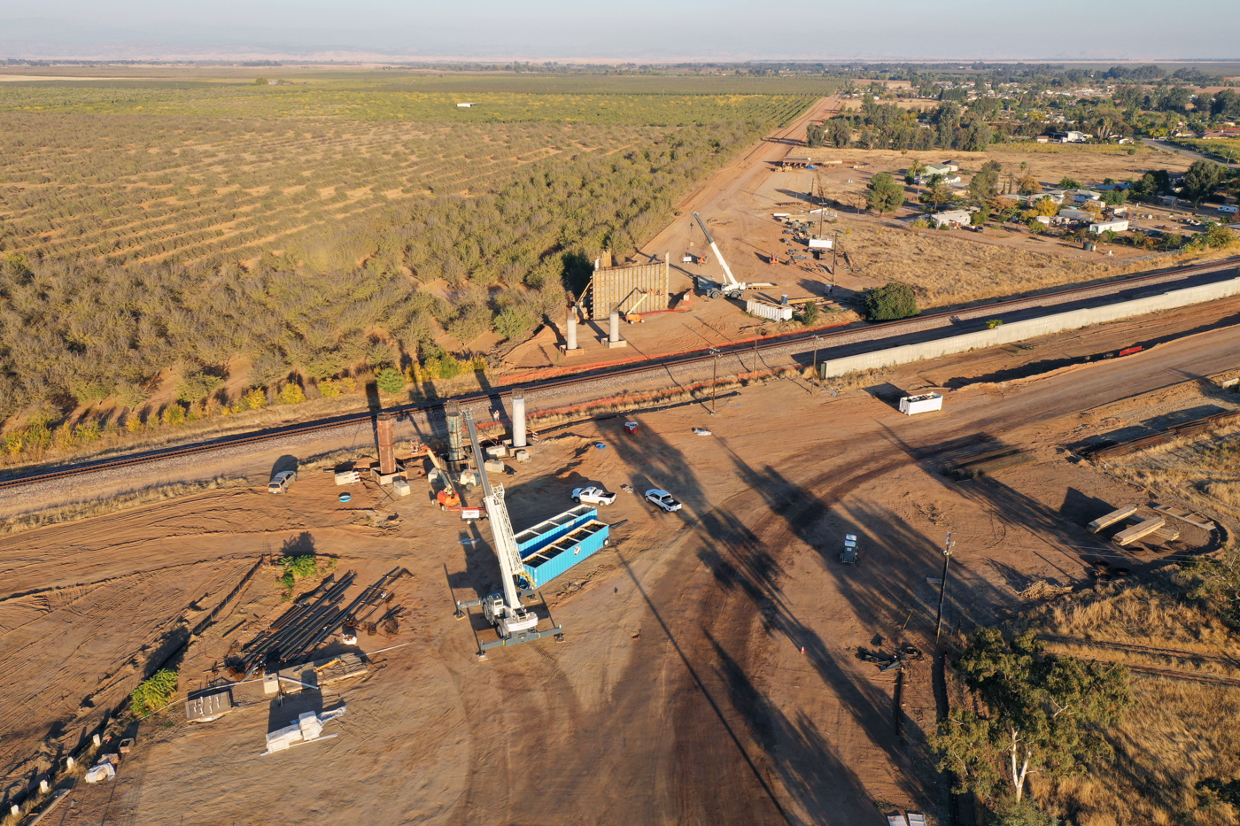 Avenue 17 Grade Separation (drone view)