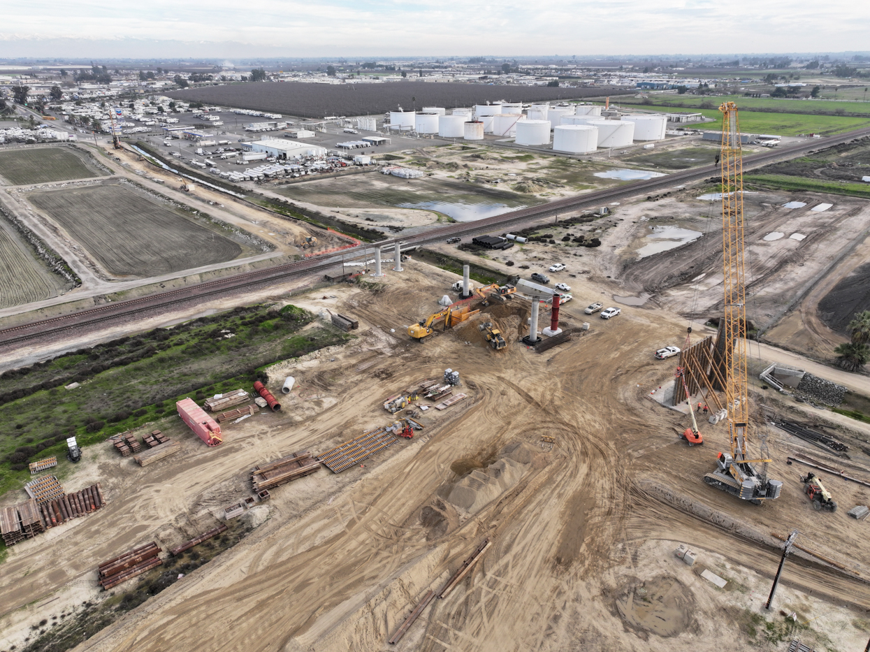 Central Avenue Grade Separation (drone view)