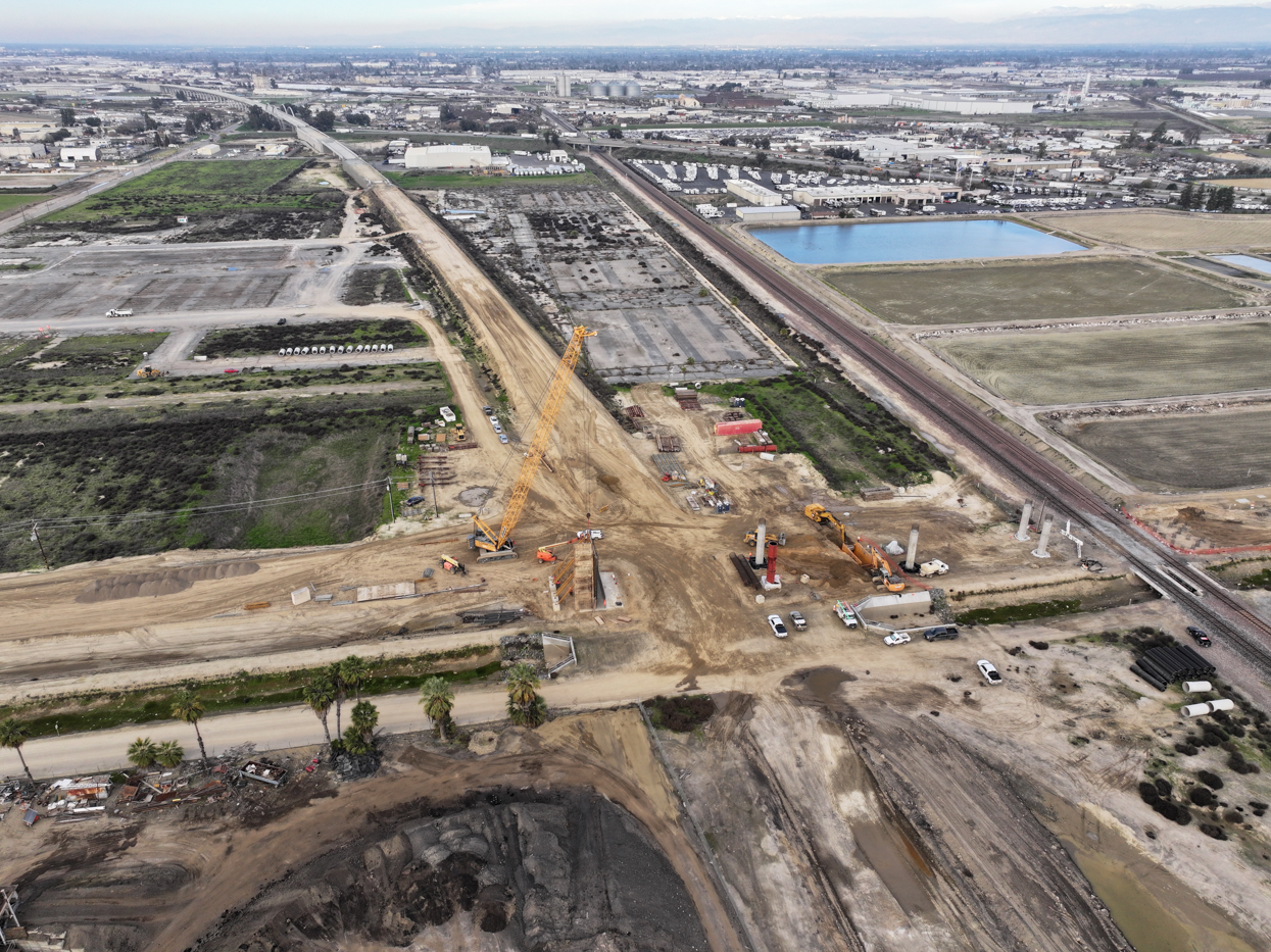 Central Avenue Grade Separation (drone view)