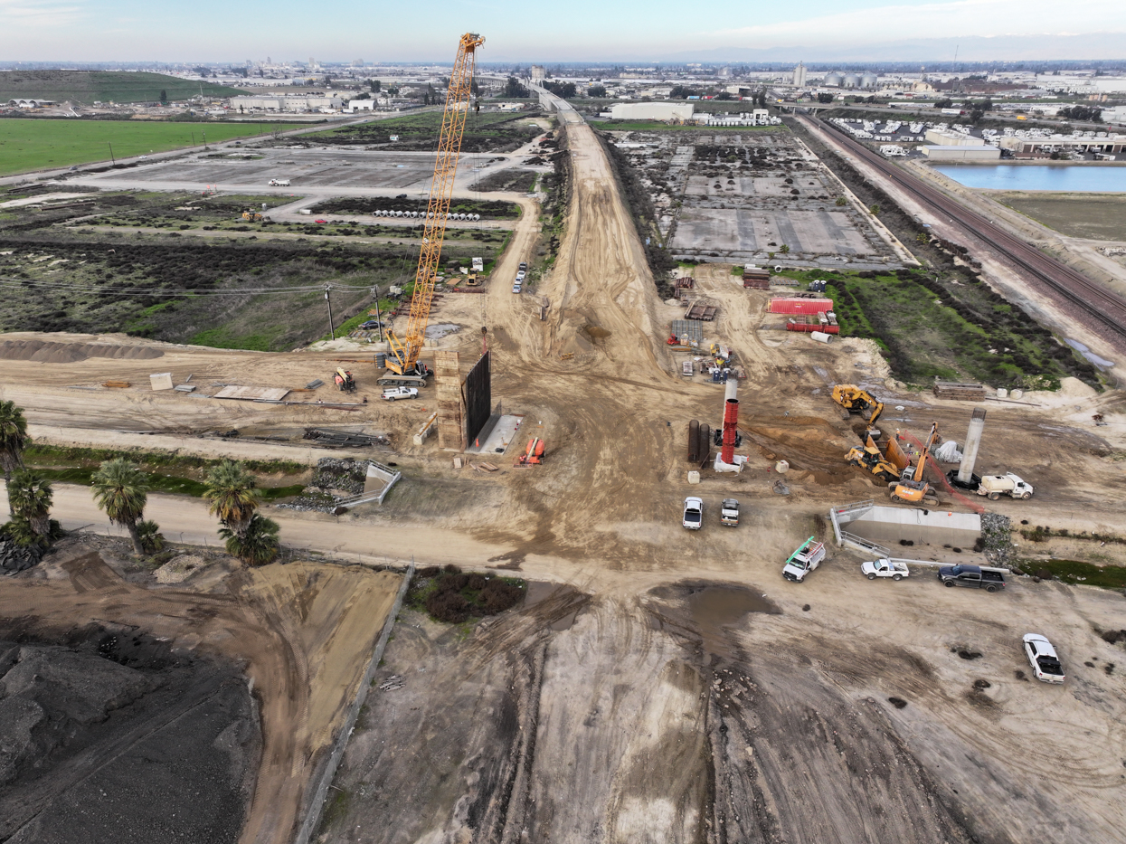 Central Avenue Grade Separation (drone view)