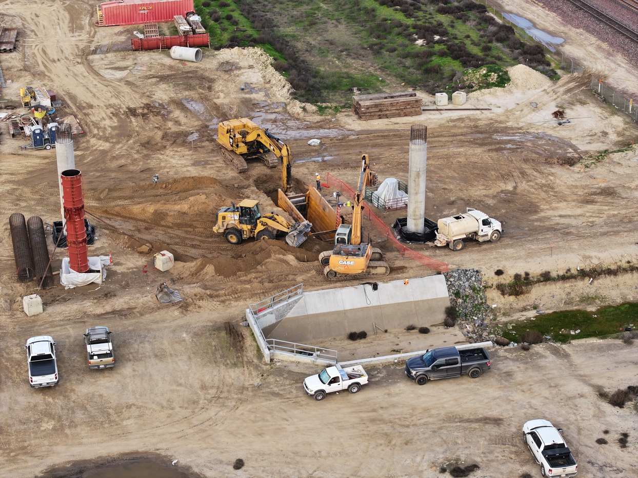 Central Avenue Grade Separation (drone view)