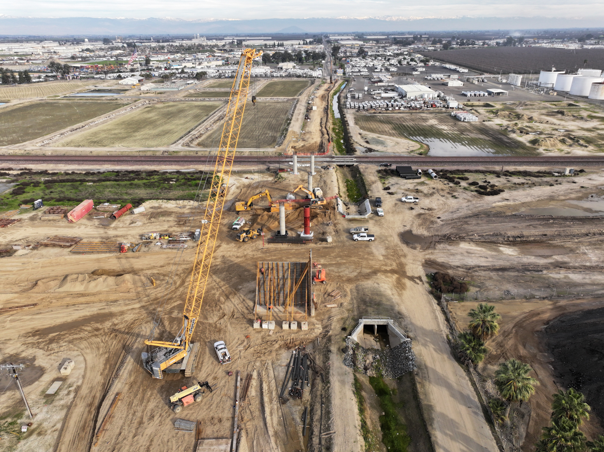 Central Avenue Grade Separation (drone view)