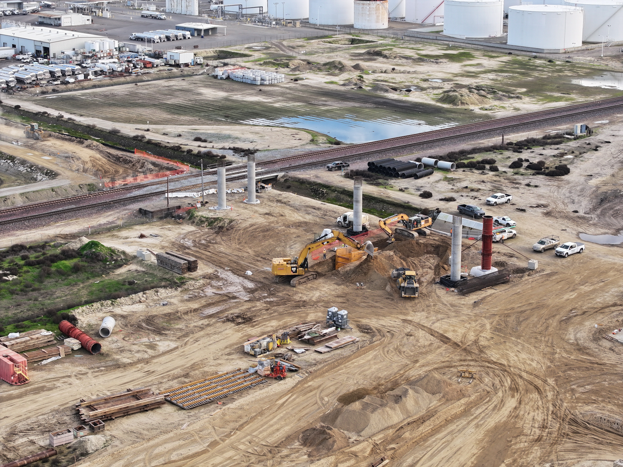 Central Avenue Grade Separation (drone view)