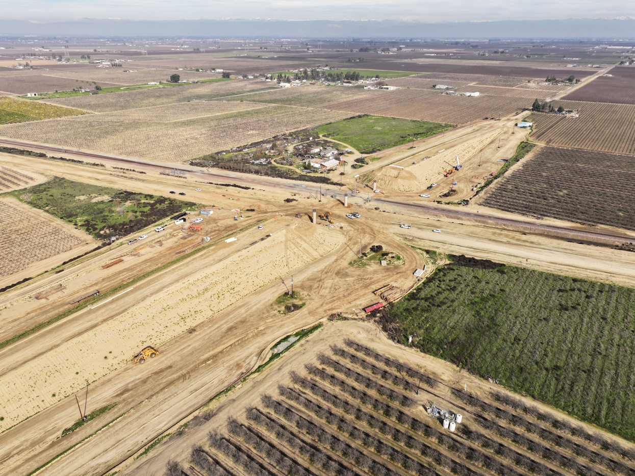 Floral Avenue Grade Separation (drone view)