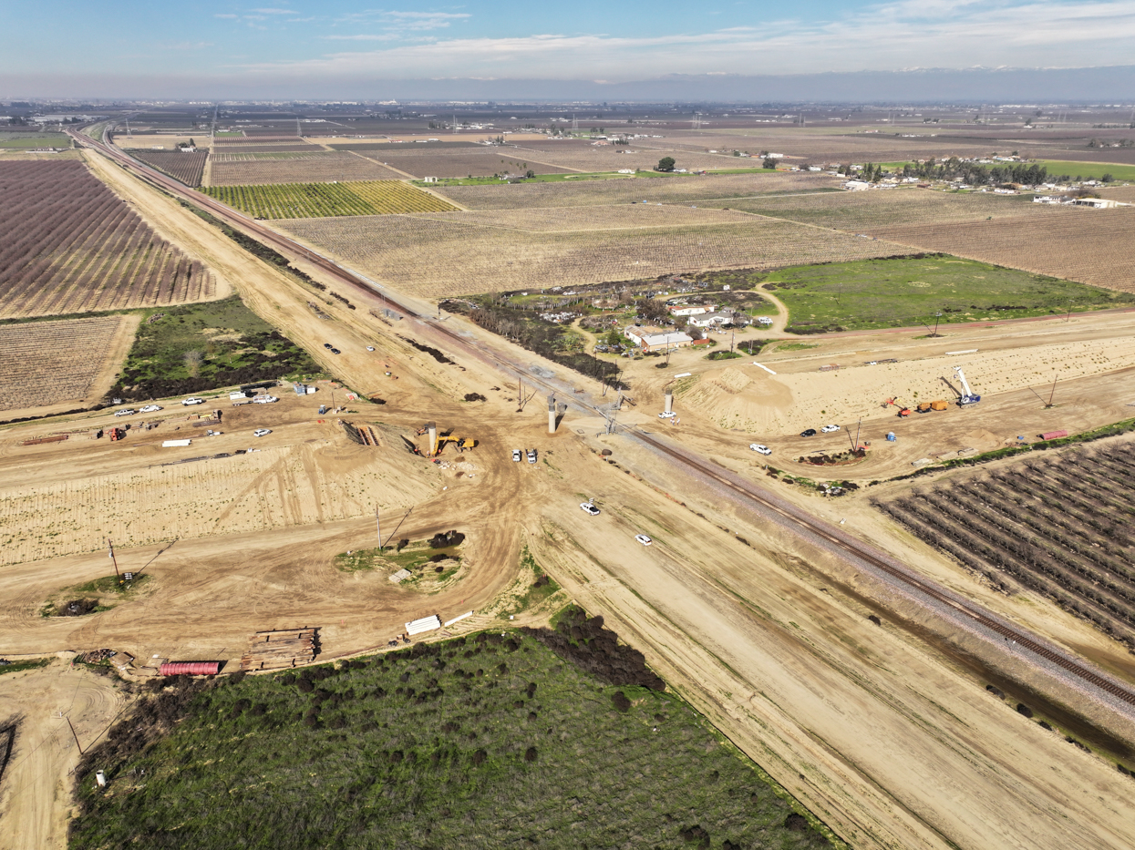 Floral Avenue Grade Separation (drone view)