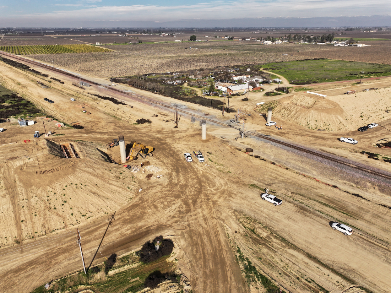 Floral Avenue Grade Separation (drone view)