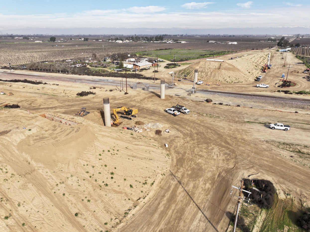 Floral Avenue Grade Separation (drone view)