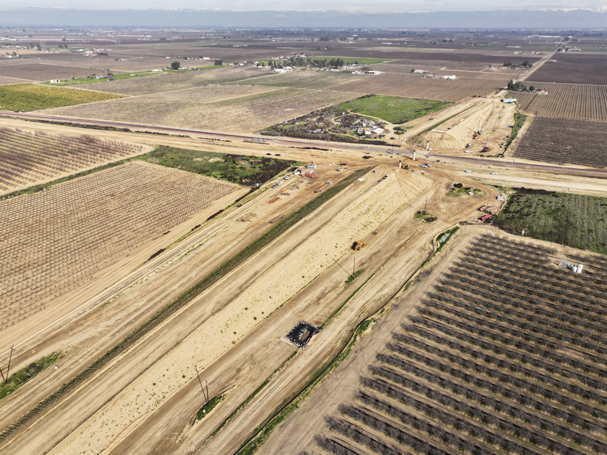 Floral Avenue Grade Separation (drone view)