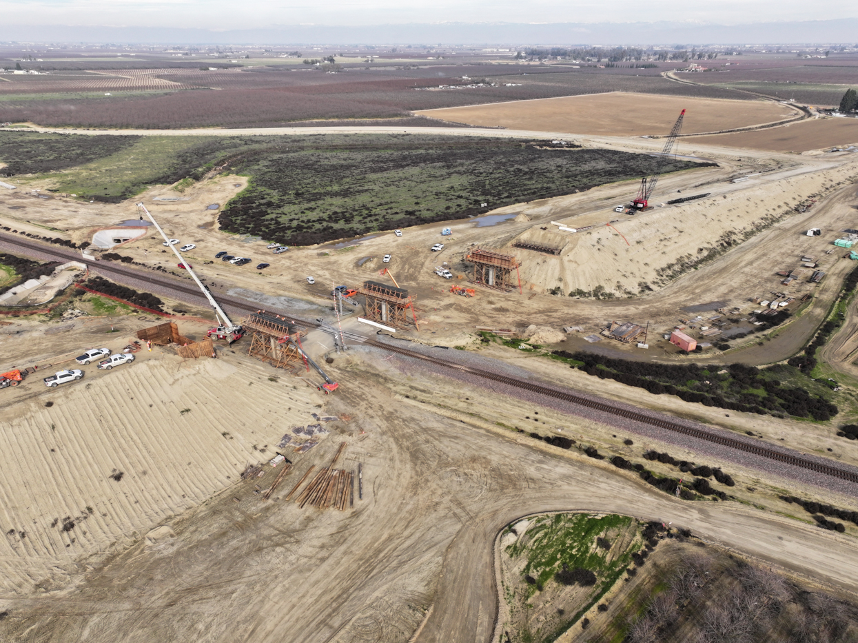 Mountain View Avenue Grade Separation (drone view)