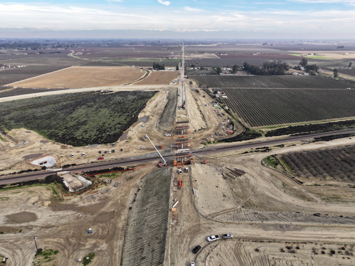 Mountain View Avenue Grade Separation (drone view)