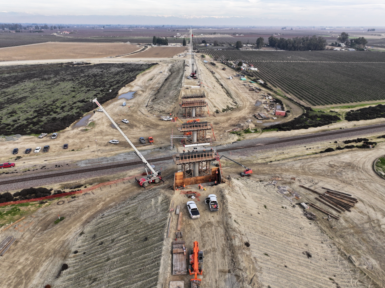 Mountain View Avenue Grade Separation (drone view)