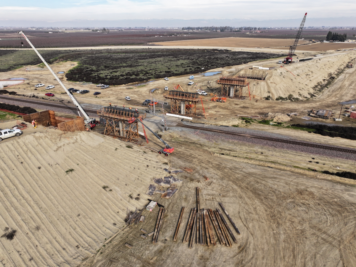 Mountain View Avenue Grade Separation (drone view)