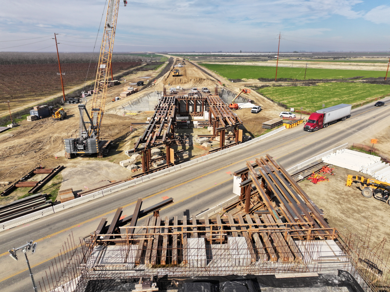 State Route 43 Tied Arch Bridge (drone view)