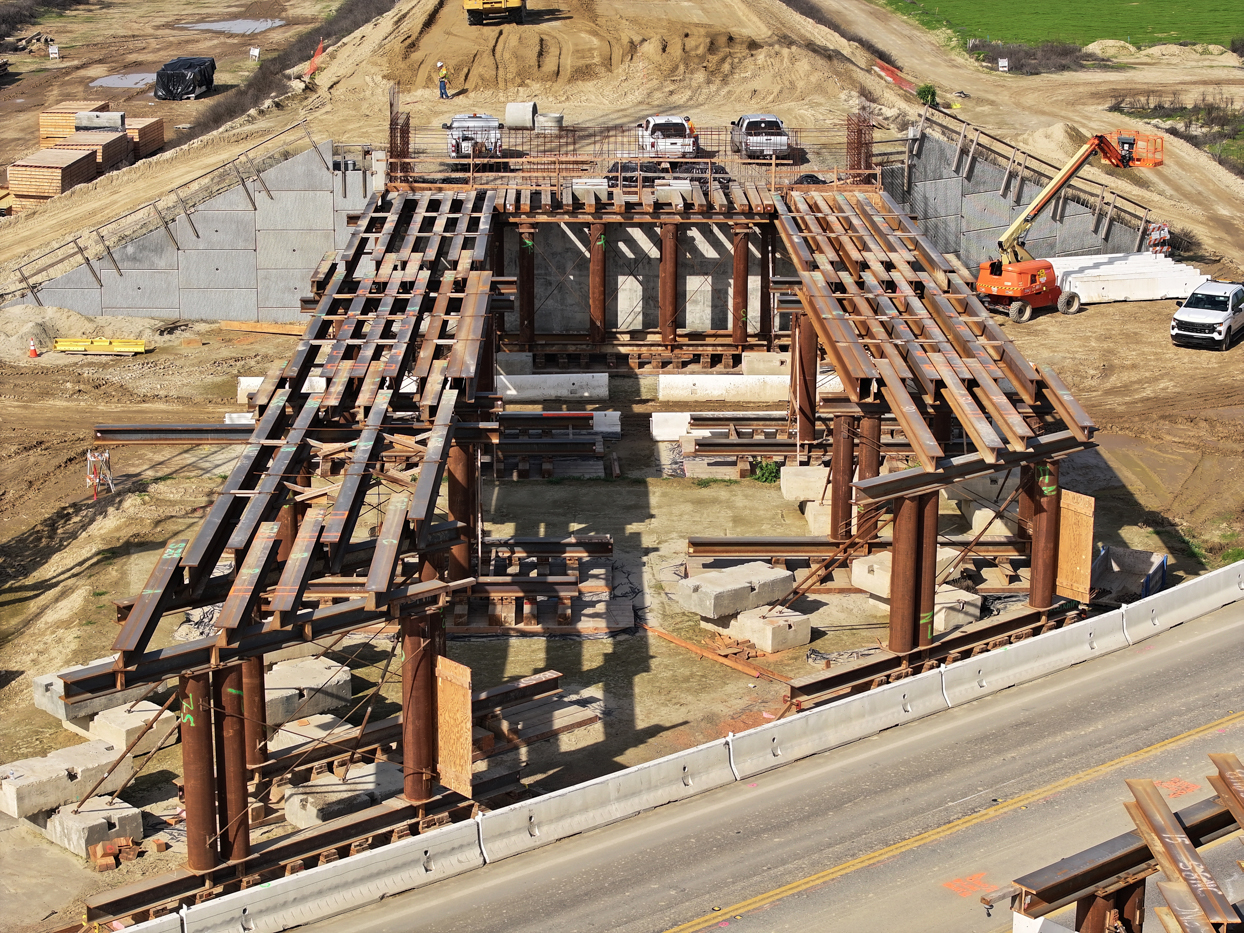 State Route 43 Tied Arch Bridge (drone view)