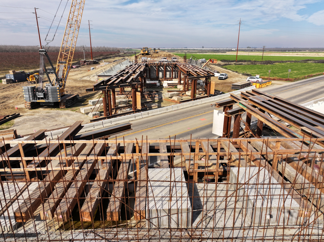 State Route 43 Tied Arch Bridge (drone view)