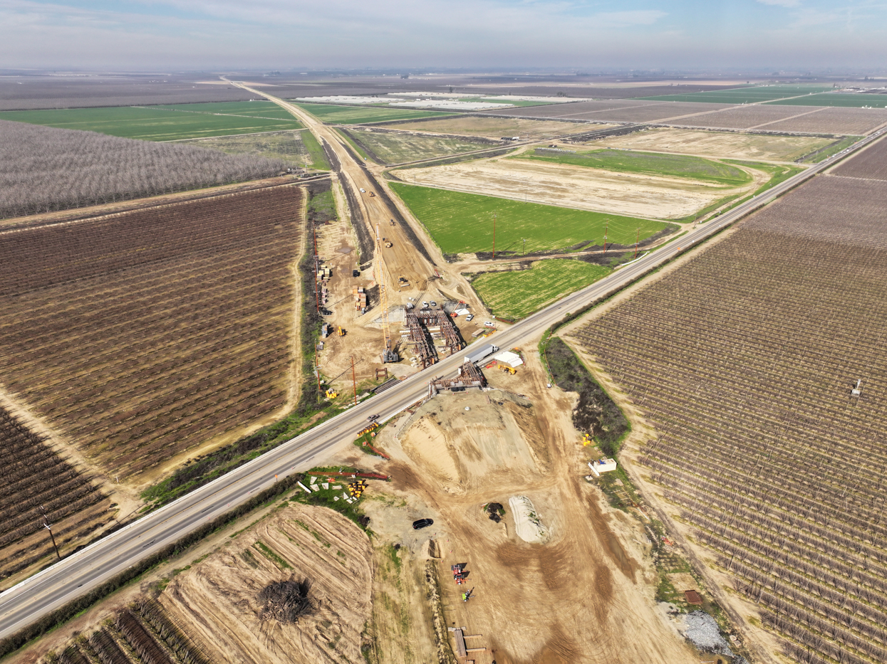 State Route 43 Tied Arch Bridge (drone view)