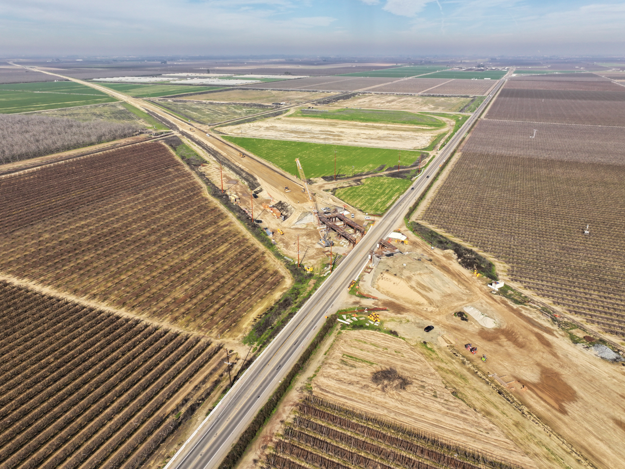 State Route 43 Tied Arch Bridge (drone view)