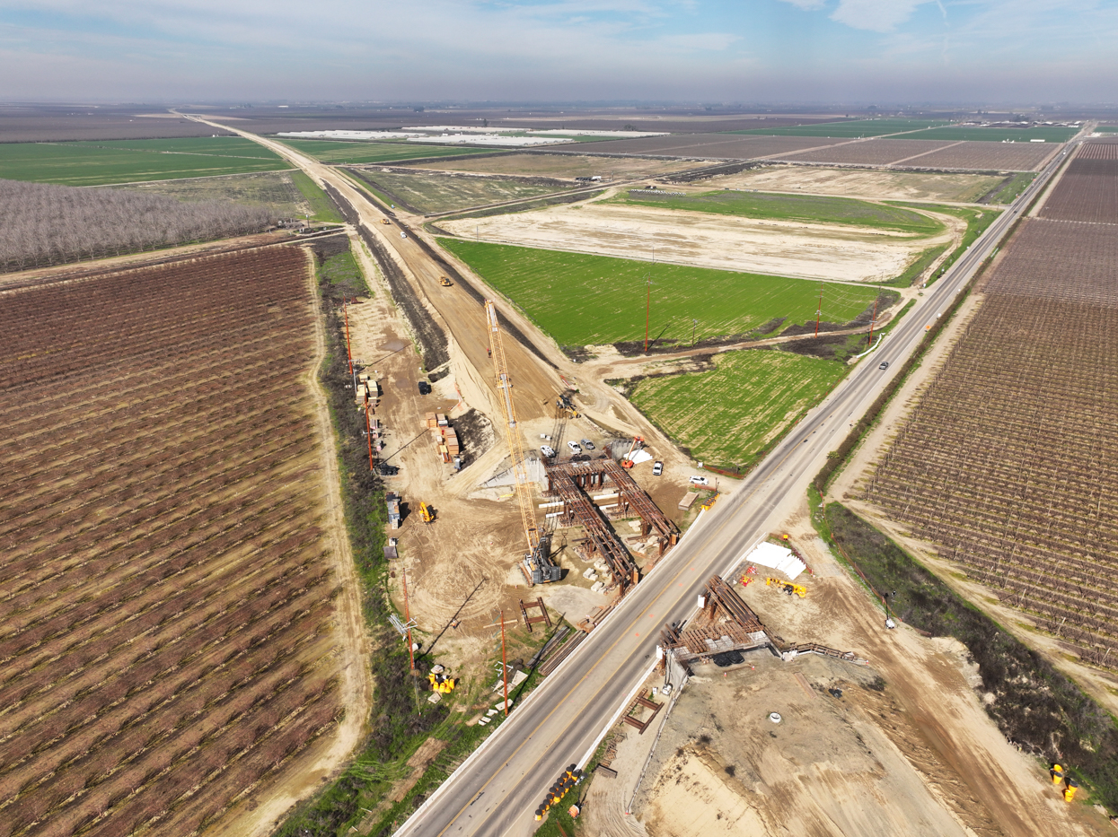 State Route 43 Tied Arch Bridge (drone view)