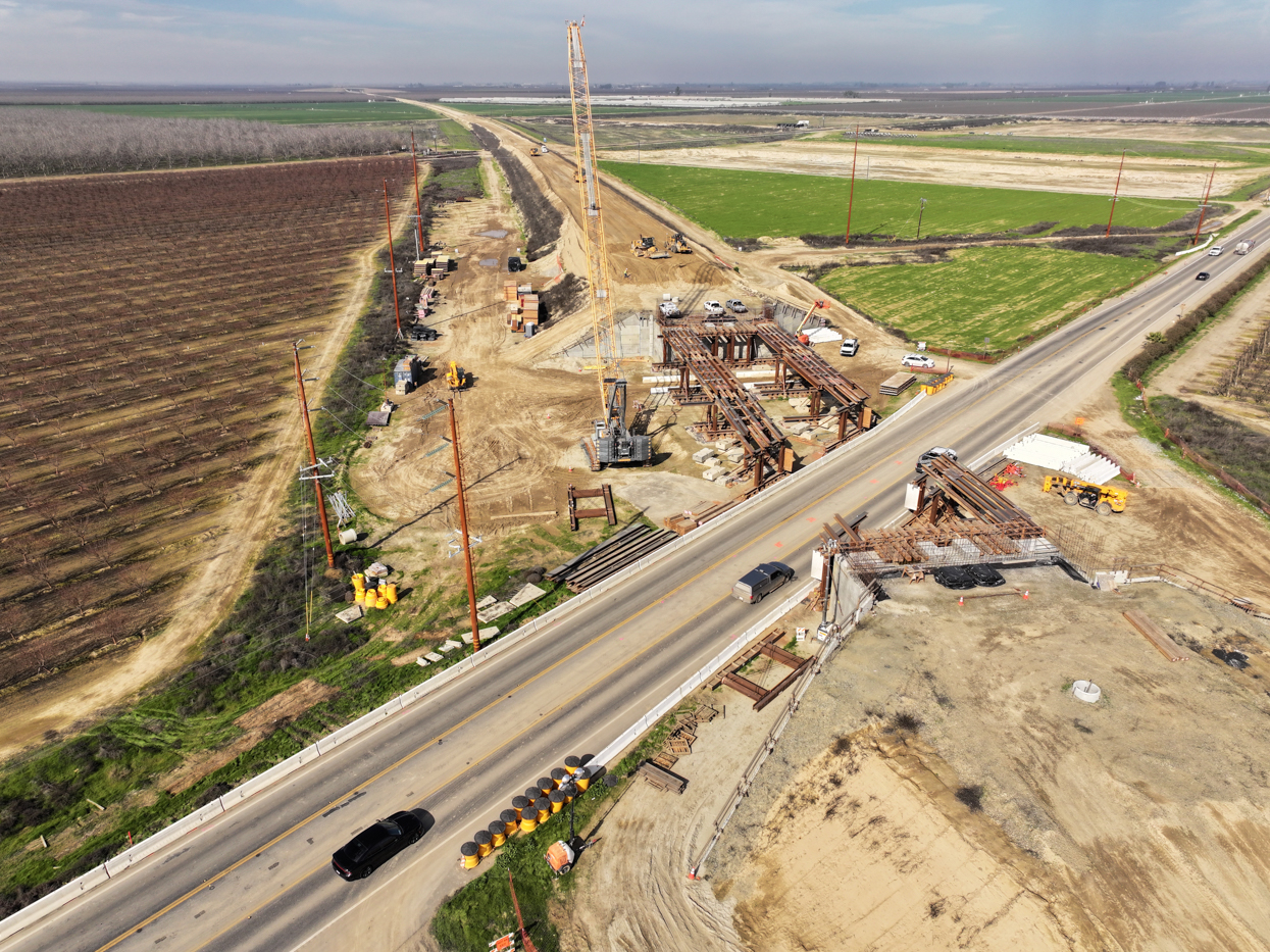 State Route 43 Tied Arch Bridge (drone view)